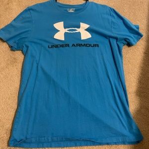 Under Armour Mens Large Blue T-Shirt